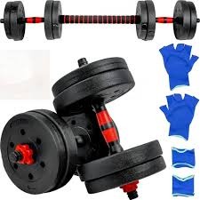 set de mancuernas ajustables